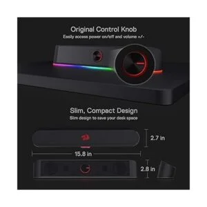 Redragon GS560 Adiemus RGB Barra de sonido de escritorio_7