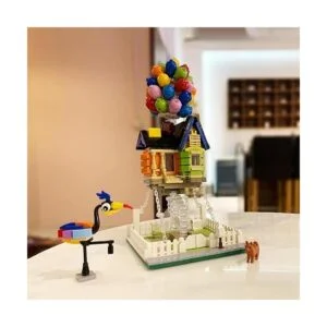 ENJBRICK Up Balloon House Kit de construcción para niños_5