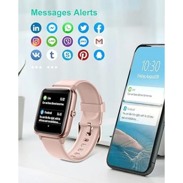 GRV Reloj inteligente para teléfonos iOS y Android_5