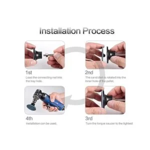 Tshya Disco de bloqueo de rollo 80 discos de lija de 2.0_5