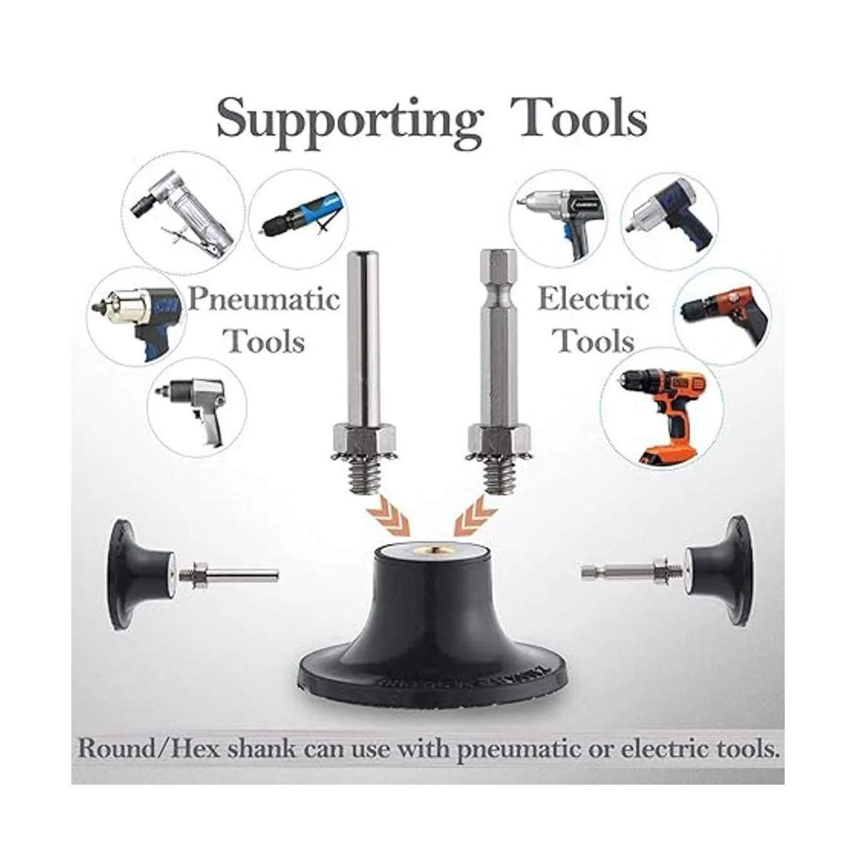 Tshya Disco de bloqueo de rollo 80 discos de lija de 2.0_4