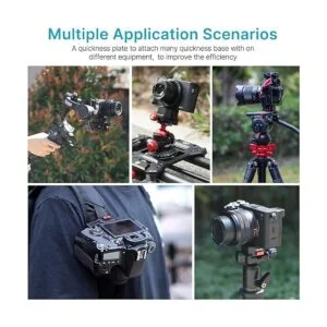 Soporte de cámara de liberación rápida con ranura Arca_2