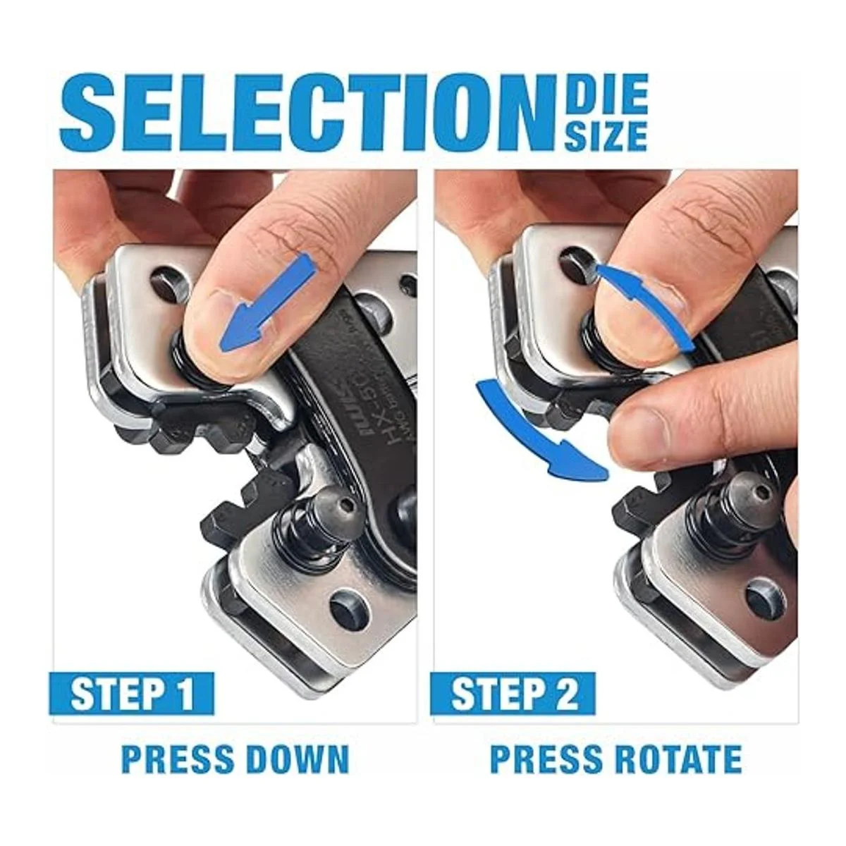IWISS Herramienta de crimpado para terminales de cable de_6