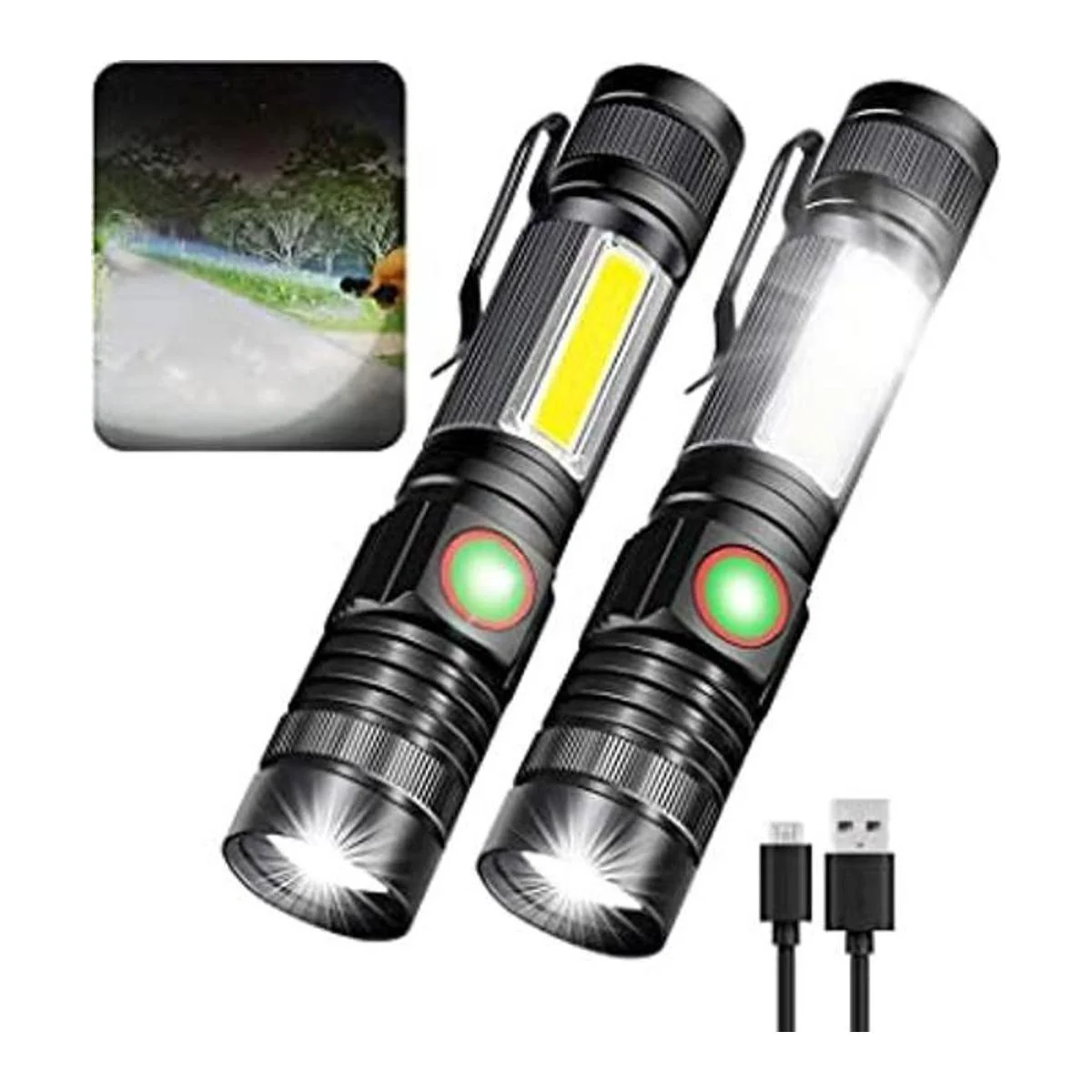 Linterna LED pequeña linterna táctica de 1000 lúmenes_1