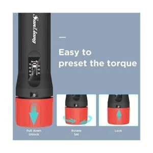 Sanliang Juego de puntas de destornillador de torsión de_4