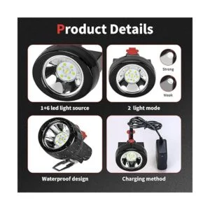 Yongkist Luz de minería subterránea faros delanteros de_6