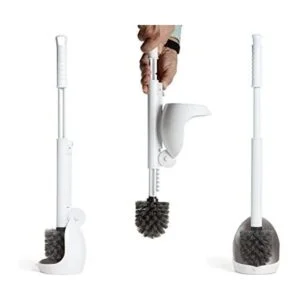 ELYPRO Cepillo de inodoro y soporte sin goteo limpiador y_1