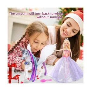 Juguetes de unicornio que cambian de color y muñeca de_3