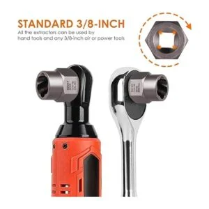 THINKWORK Juego de extractor de pernos juego de 18 piezas_4