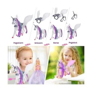 Juguetes de unicornio que cambian de color y muñeca de_5