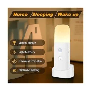 CREWEEL Luz nocturna con sensor de movimiento para_2