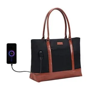 Bolsa de mano para laptop con USB bolsa de trabajo para_1