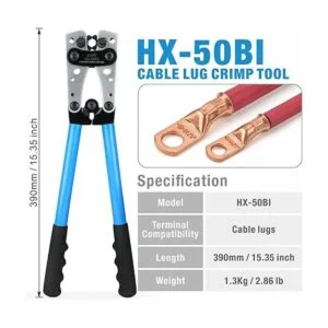 IWISS Herramienta de crimpado para terminales de cable de_2