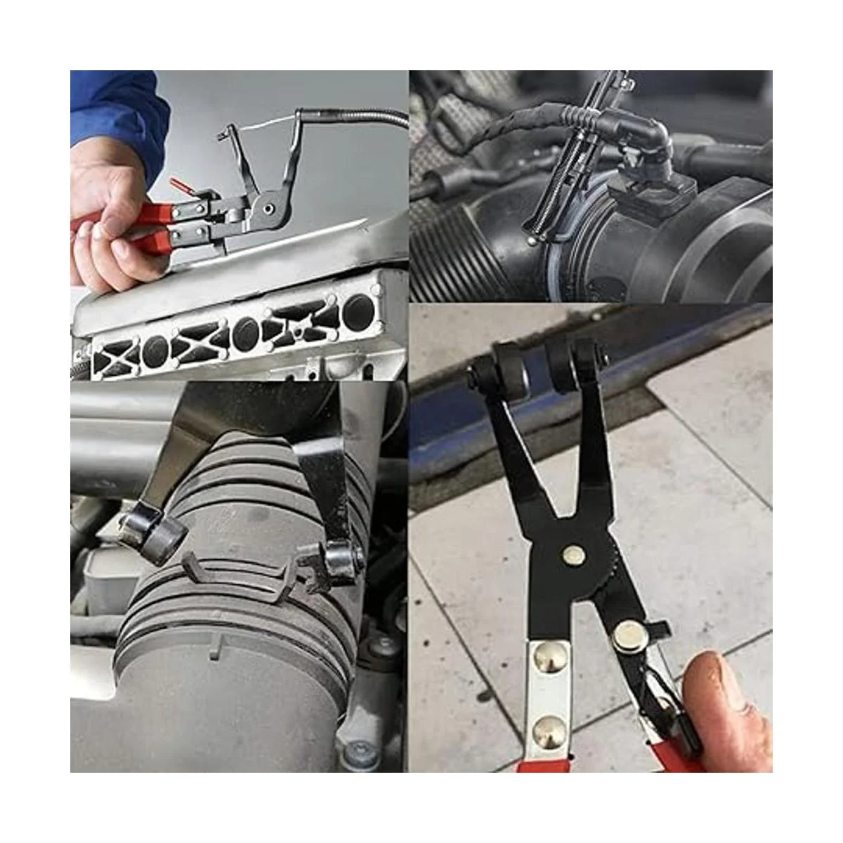 Juego de 3 alicates de abrazadera de manguera de largo_6