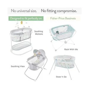 Sábanas bajeras para moisés Fisher Price para moisés_2