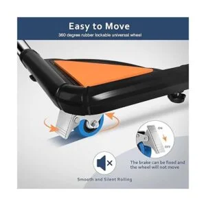 SPACECARE Rodillo móvil con 4 ruedas de bloqueo Soporte_3