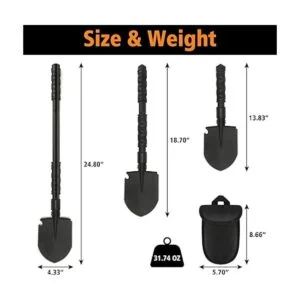 FLYEGO Pala plegable para campamento pala militar_4