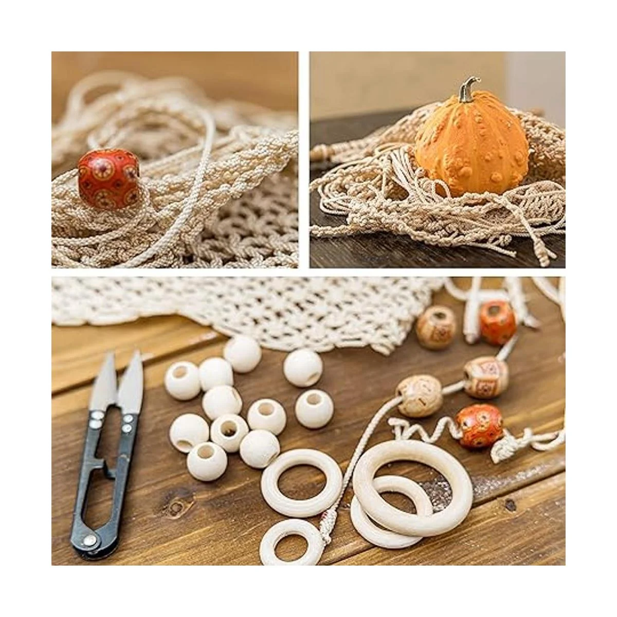 Kit de macramé Juego de 227 piezas de macramé para_5