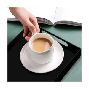 Tasybox Bandeja negra para servir bandejas decorativas de_5