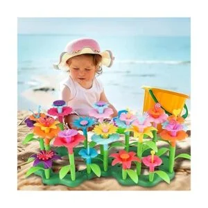CENOVE Juguetes de construcción de jardín de flores_2