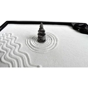 Artcome Jardín japonés de arena zen para escritorio con_3