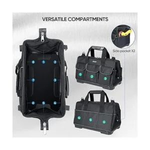 TICONN Bolsa de herramientas de 16 pulgadas con parte_4