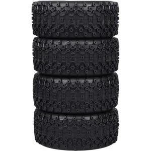 Aimrock Juego de 4 ruedas y neumáticos premontados 110 de_5