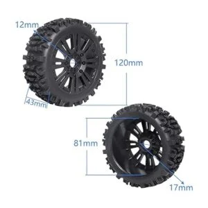 Llantas de 18 a escala RC Buggy de 0.669 in con_4