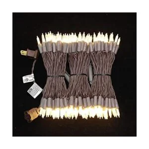150 luces LED de Navidad blancas cálidas cadena de_1