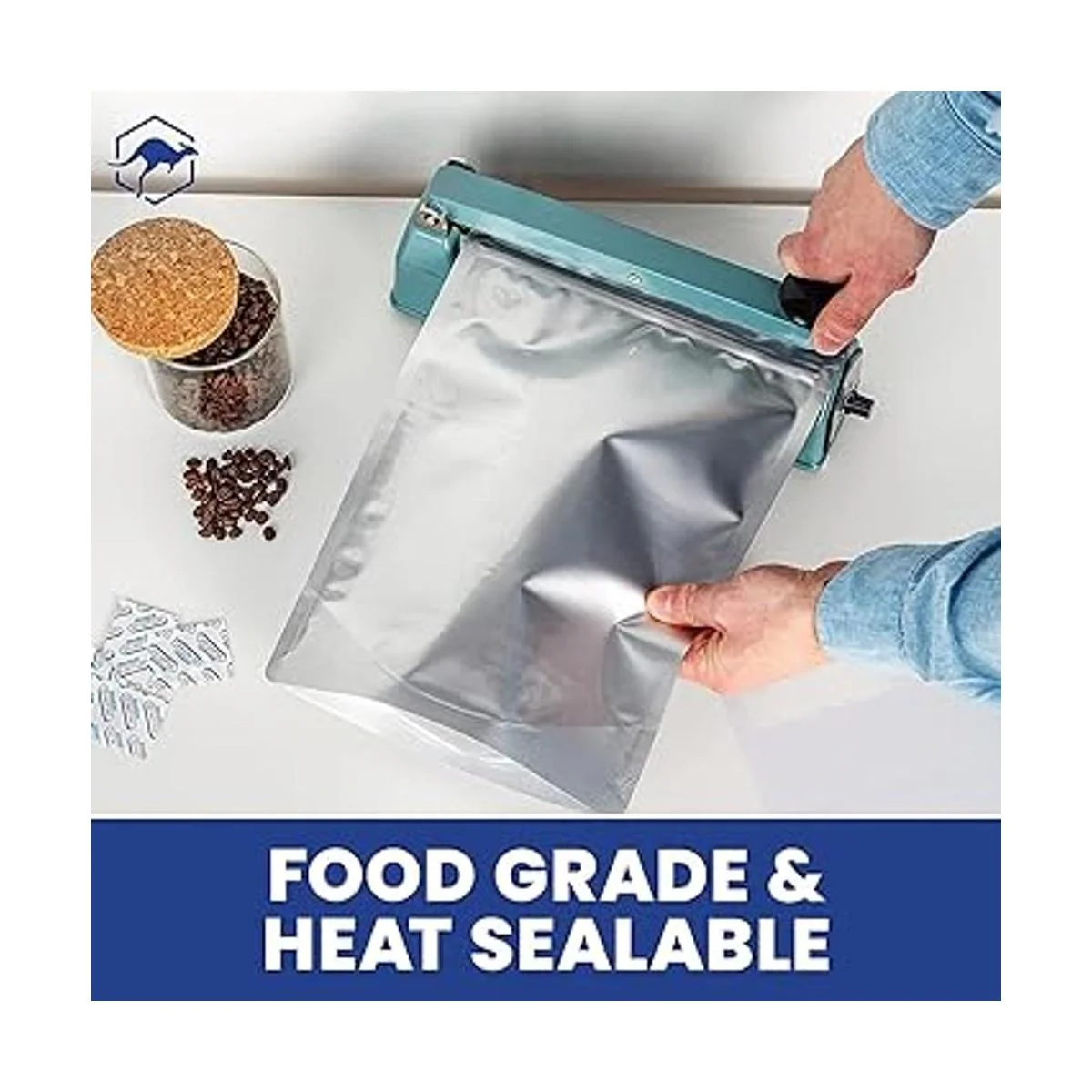 Wallaby Bolsa de Mylar de 30 x 1 galón de 7.5 mil para_6