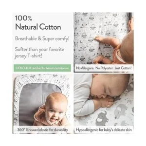 Sábanas bajeras para moisés Fisher Price para moisés_3