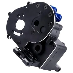 CrazyHobby Caja de cambios de aluminio con placa de motor_2