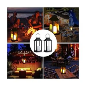 Tomshine Paquete de 2 linternas solares linternas_3