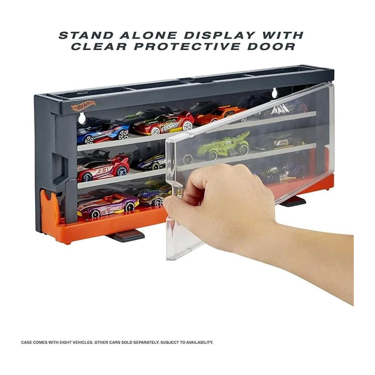 Caja de exhibición interactiva Hot Wheels con 8 autos Hot_4