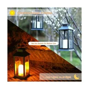 Tomshine Paquete de 2 linternas solares linternas_4