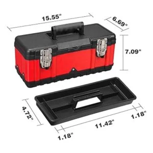 Jack Boss Caja de herramientas de acero de 15.5 pulgadas_2