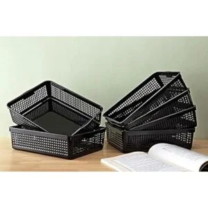 Eslite Cesta de almacenamiento de plástico tamaño A4_6