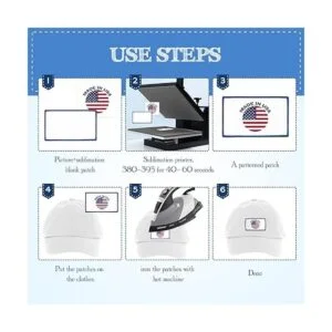 140 parches de sublimación en blanco para sombrero_2