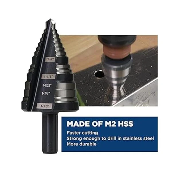 SHARPTOOL Broca HSS de 14 a 138 pulgadas para metal_2