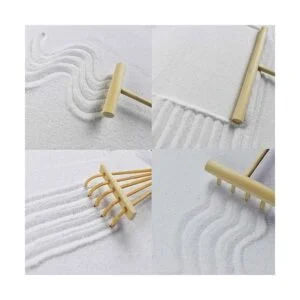 Artcome Jardín japonés de arena zen para escritorio con_6