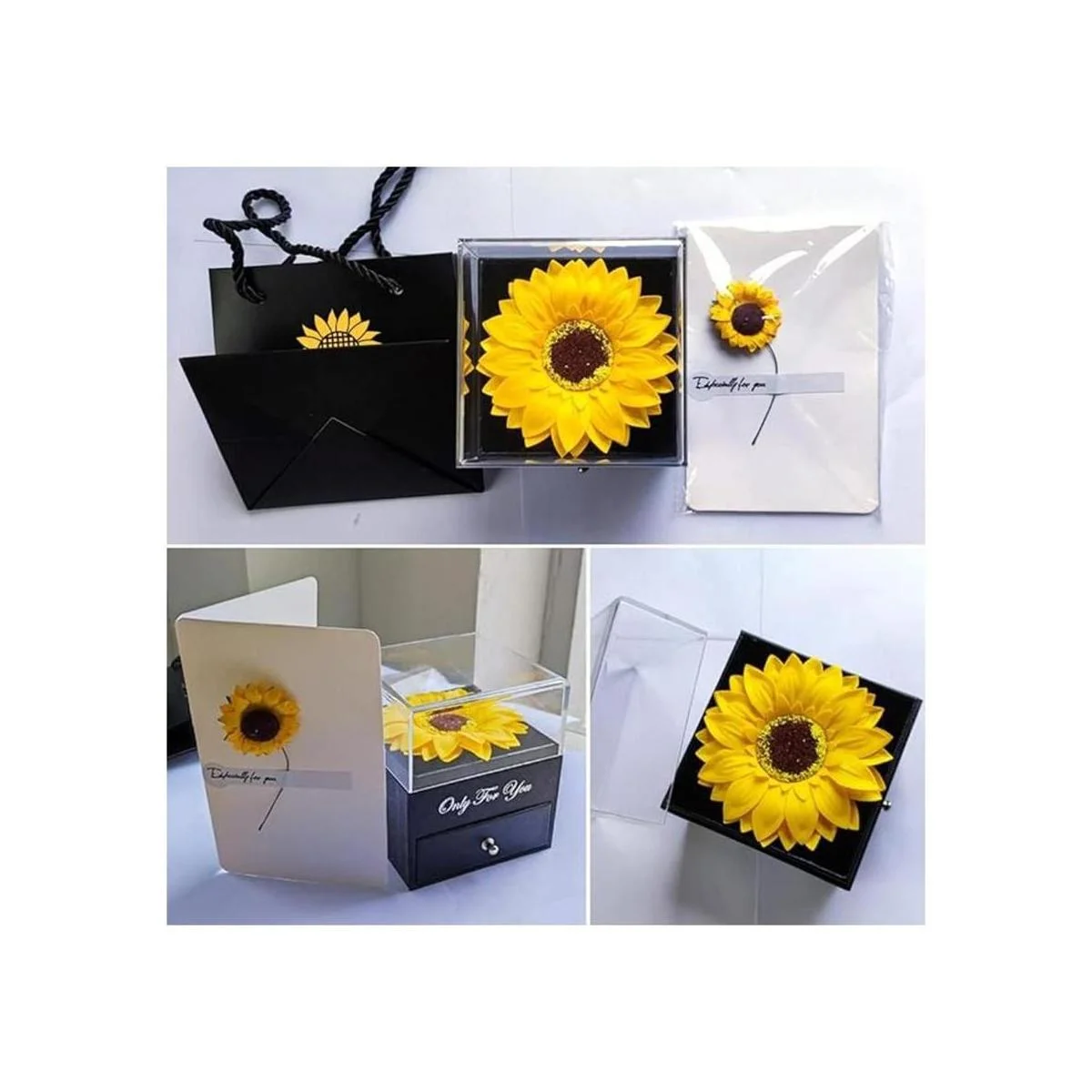 Regalos de girasol artificial para mujeres ella hija_3