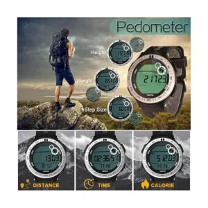 Reloj para hombre podómetro subacuático 10 ATM_3