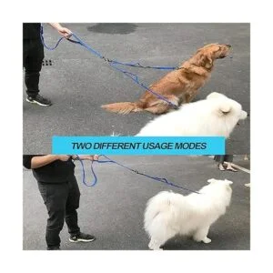 PetBonus Correa doble para perro sin enredos correa de_5