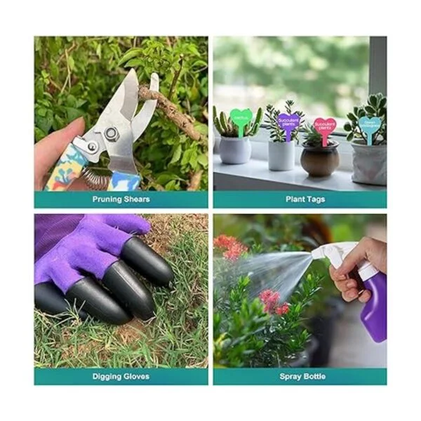 Tbltaca Juego de herramientas de jardín herramientas de_6
