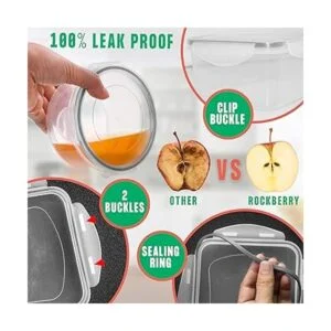 50 recipientes grandes de almacenamiento de alimentos con_5