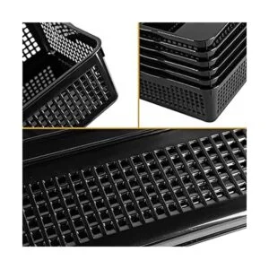 Eslite Cesta de almacenamiento de plástico tamaño A4_3