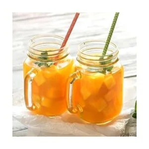 Tarros Mason de 16 onzas con asa vasos de beber a la_6