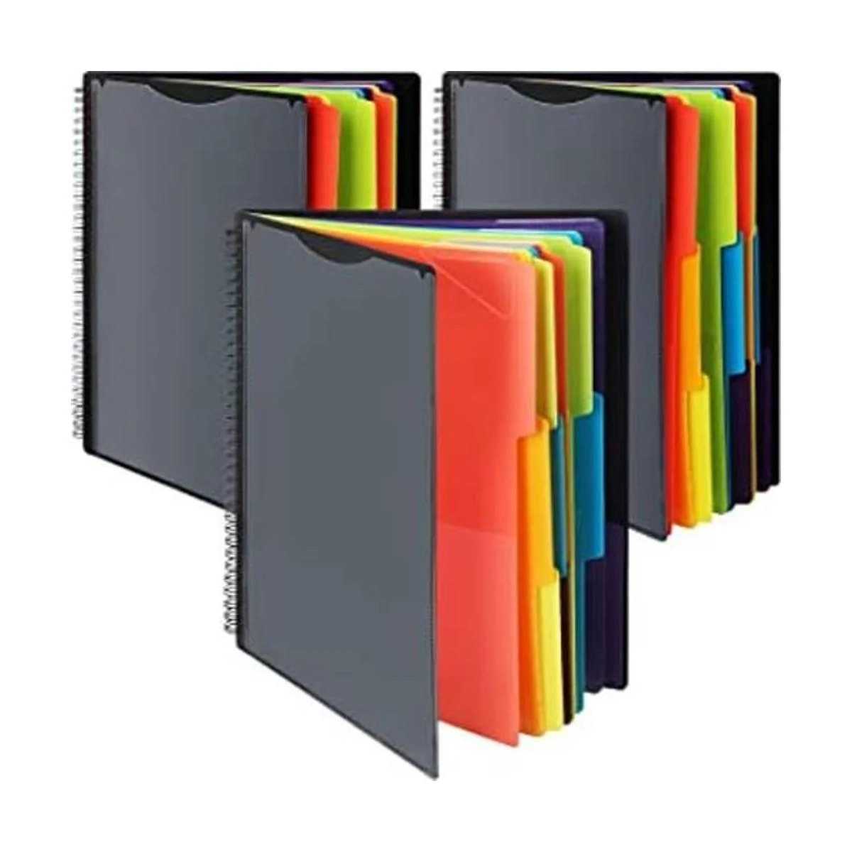 Paquete de 3 organizadores de proyectos de polietileno de_1