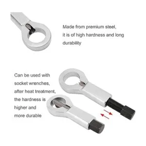 4 tamaños de herramientas de separación de tuercas de_6