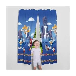 Sonic The Hedgehog Juego de cortinas para ventana de_2
